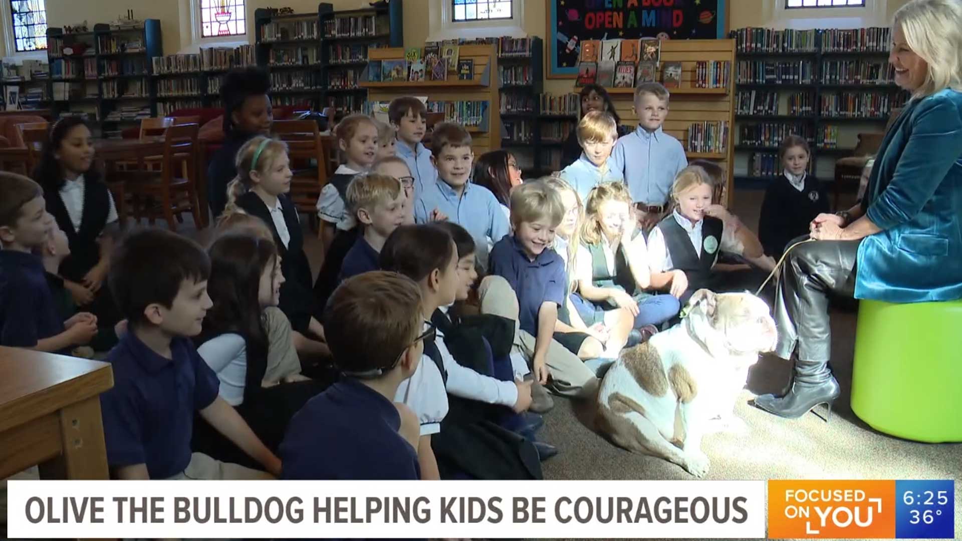 Olive the Bulldog Helping Kids Be Courageous